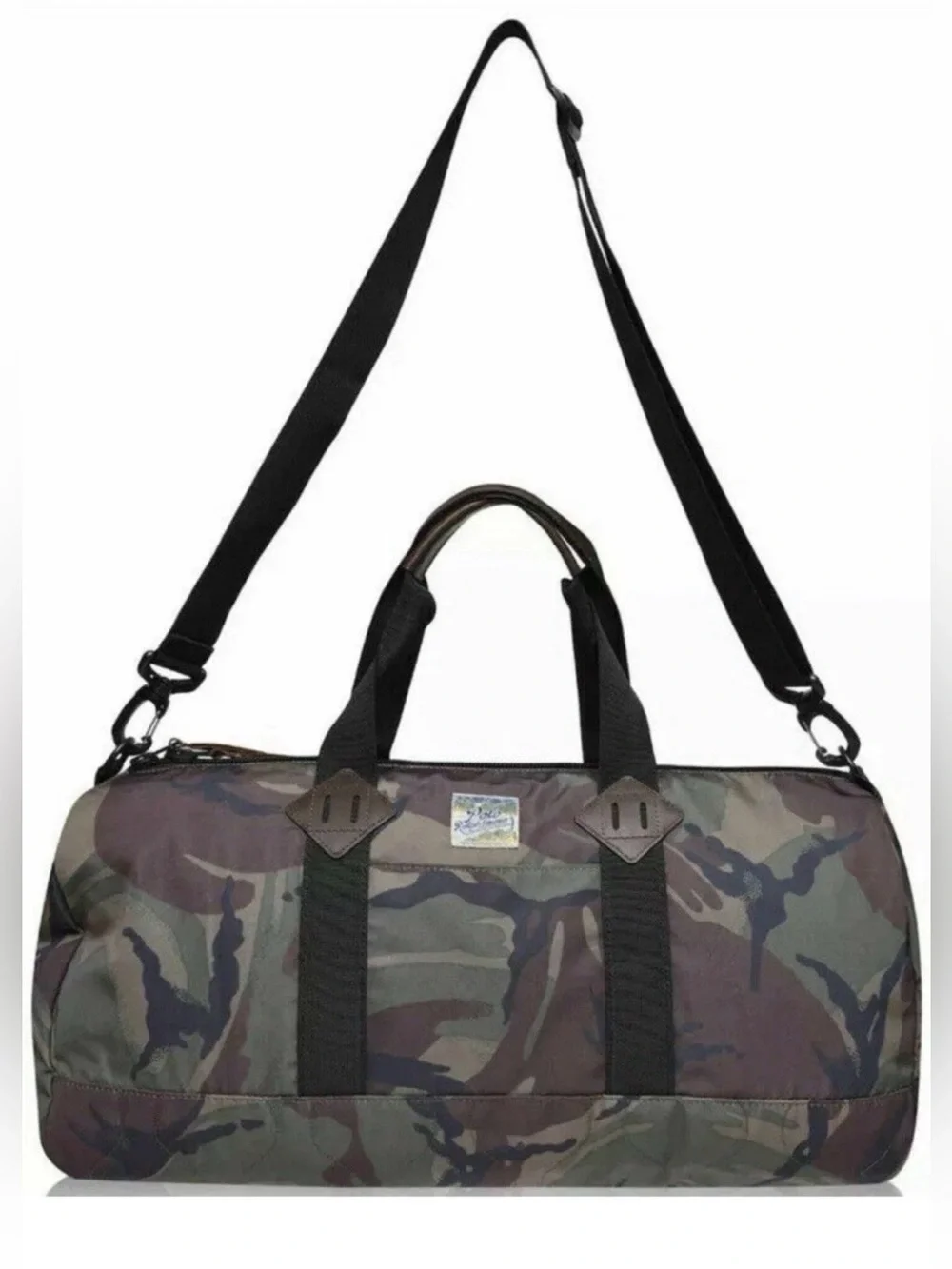 Polo by Ralph Lauren Camouflage Duffel Bag in Green and Brown